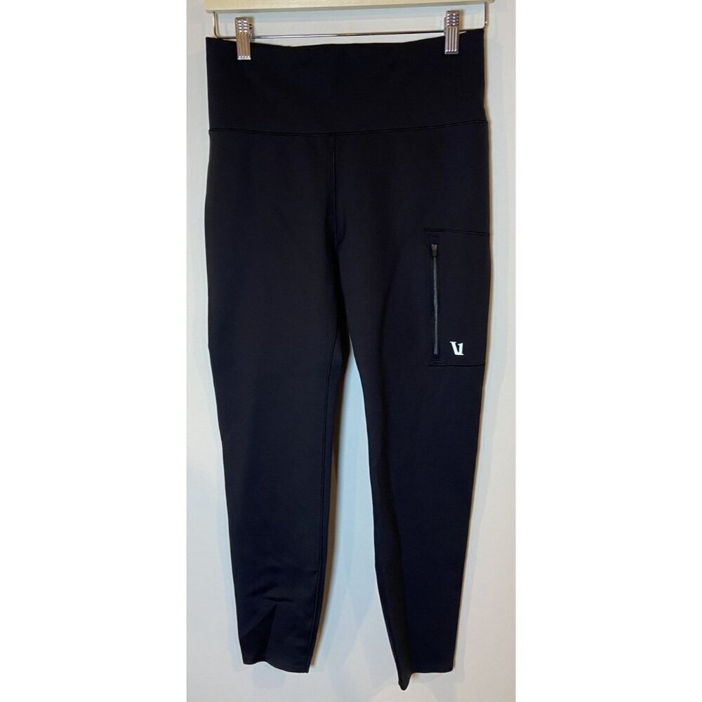 Vuori Evolve Zippered Leggings Pocket Black Size Extra Large XL